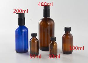 China Glass Lotion Dispenser Bottle Lotion Glass Jars For Cosmetics Products wholesale