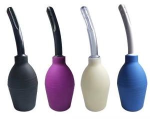 China Travelling Rubber Silicone Enema Bulb Syringe For Anal Clean 89 160 224 310mm wholesale