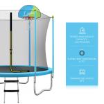 Outdoor Trampoline Park with Stainless Steel Frame and 800 lbs Max. Weight