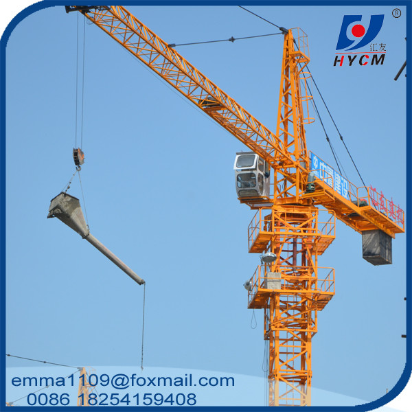 4 tons TC4810 Top Climbing Mini Tower Cranes 380v/50hz Power Civil Projects