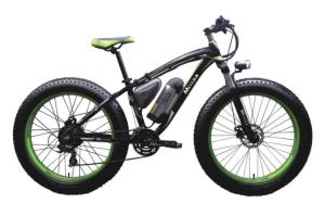 China Snow 26''-4.0 Tire Mountain Electric Bike Rear Motor 48V 500W SHIMANO 21 Speed wholesale