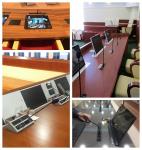 Flush Mounting Conference Room Microphone CAT5 Digital Audio Visual Equipment