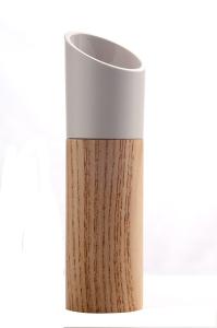 China Manual Coarse Sea Salt Grinder Creative Wooden Pepper Powder Grinder wholesale