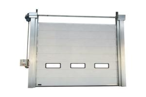 China High Frequency Motor Industrial Sectional Overhead Doors Overhead Garage Doors wholesale
