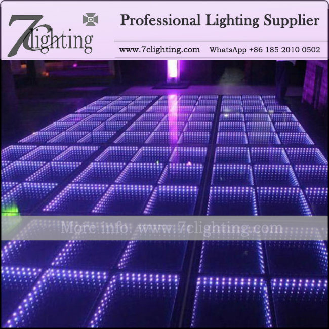 10FT X 10FT LED 3D Dance Floor Panels for Club Event Wedding Floor Decor.