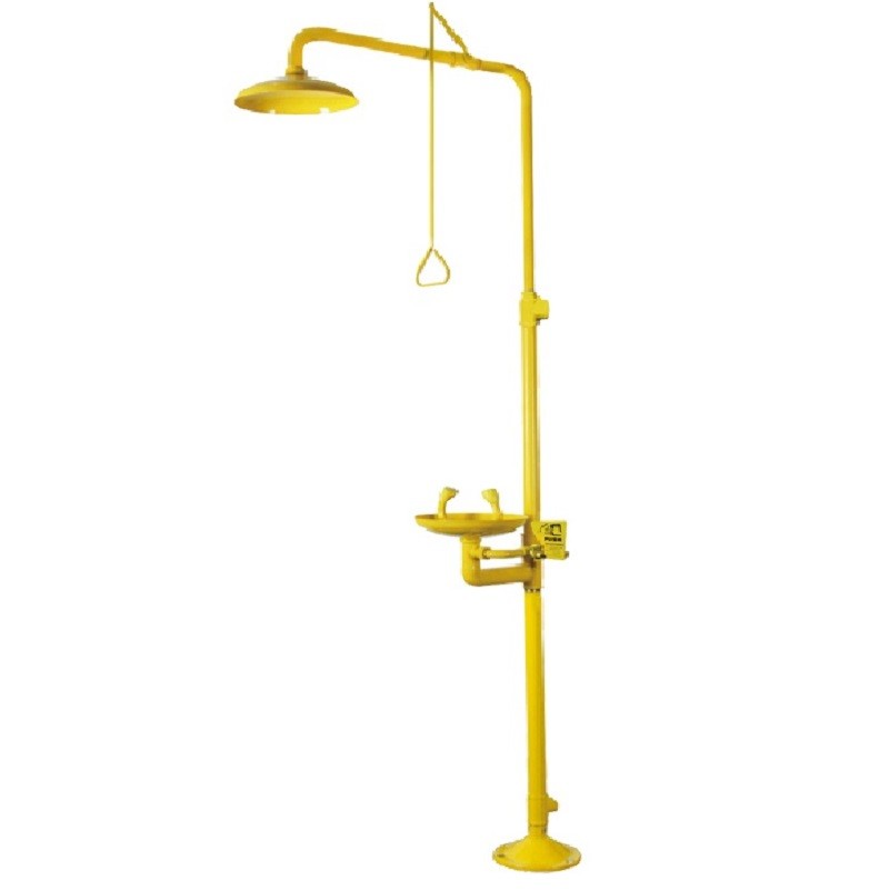 ABS coating Anti-corrosion SS 304 conbined Emergency safety shower and eyewash station