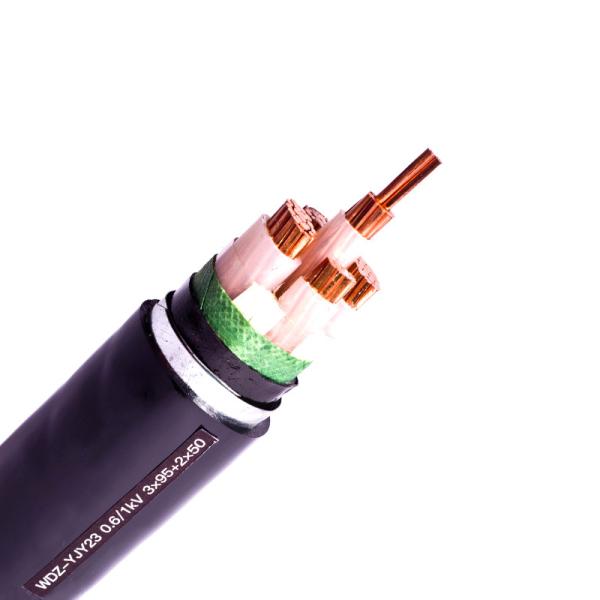 0.6/1kV 3x95 2x50mm2 5 Cores XLPE Insulated Power Cable Copper Conductor LV