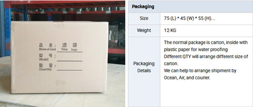 10 Micron Water Filter Bag 7" X 32" Filter Media Bags Round Type 0.3um - 600um Accuracy