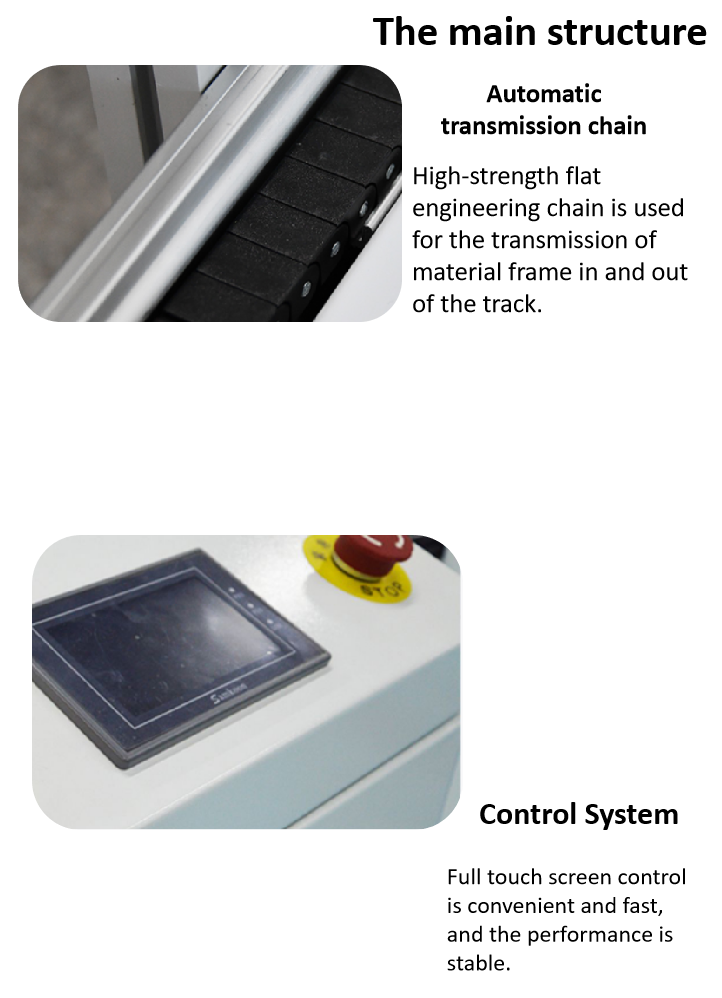 Automatic PCB Loader And Unloader Dual Rail Smt Unloader 320W