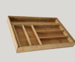 tableware bamboo expandable drawer organizer cutlery box China manufacturer