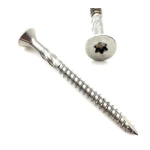 China OEM Steel Fasteners A2-70 A4-80 Deck Screws Different Types Of Stainless Steel 304 316 Decking Screws wholesale