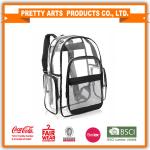 PVC Stylish Toddler School Book Bags , Kindergarten Book Bags Multi Pocket With
