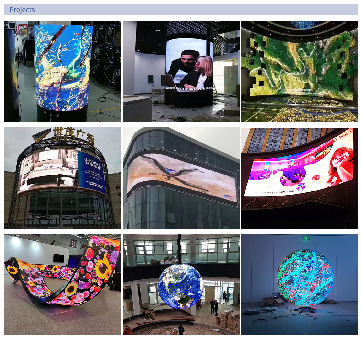 Programmable Flexible LED Display Disco Lighting Club Stage P4 P3 LED Flexible Module