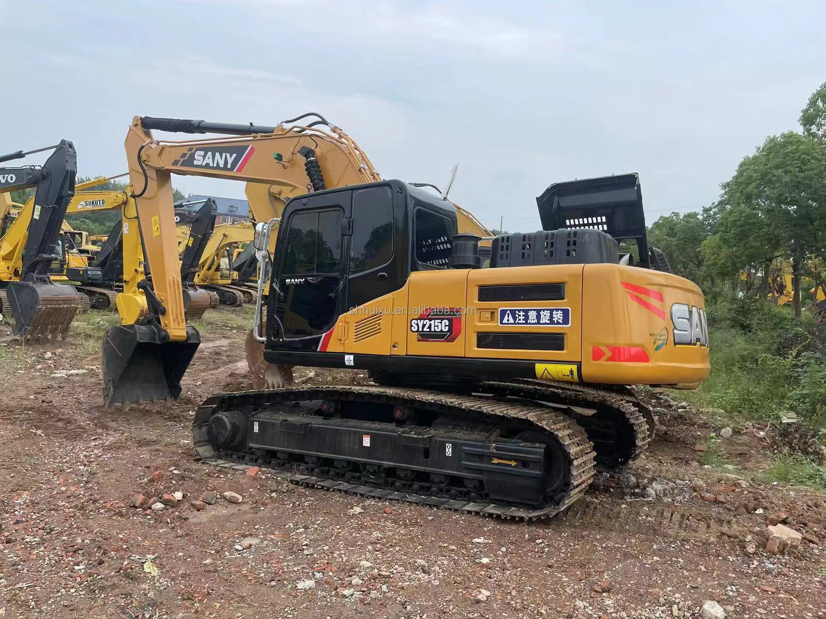 Second Hand China Machine Sany 215 130 60 70 Used Construction Excavator