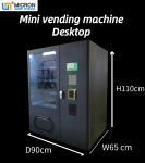 Strip Steel Door Mini Snack Beverage Small Item Vending Machine With Smart