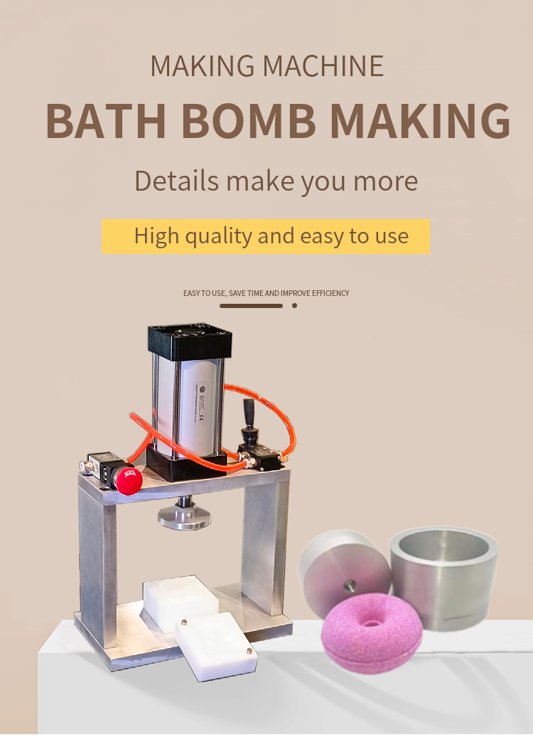 Versatile Bath Bomb Ball Press Machine for Naphthalene Moth Balls Production