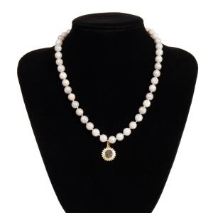 China KC Round Multicolor Beaded Necklace , Druzy Bead Necklace For Holidays Gift wholesale
