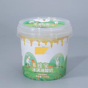 China 500ml PP Airtight Biscuit Cookie Jars Plastic Bucket Food Storage Containers With Lid Round wholesale