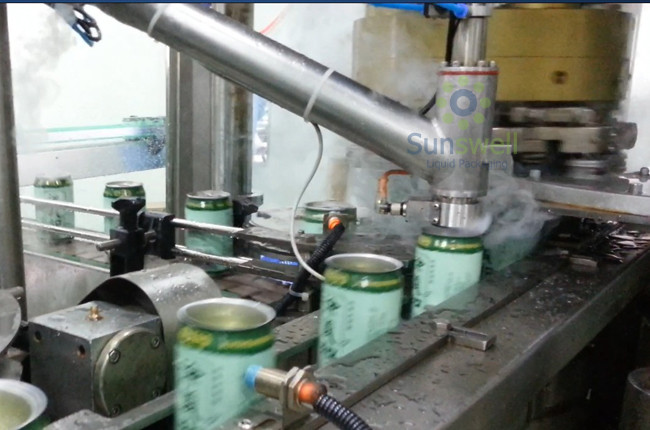 Automatic 3kw Liquid Nitrogen Dosing Machine Electric Driven For Beverage
