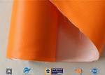 Orange Silicone Rubber Coated Fiber Glass Fabric Thermal Insulation Materials