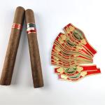 Digital Printing Luxury Cigar Label Paper Stickers – Self Adhesive Waterproof