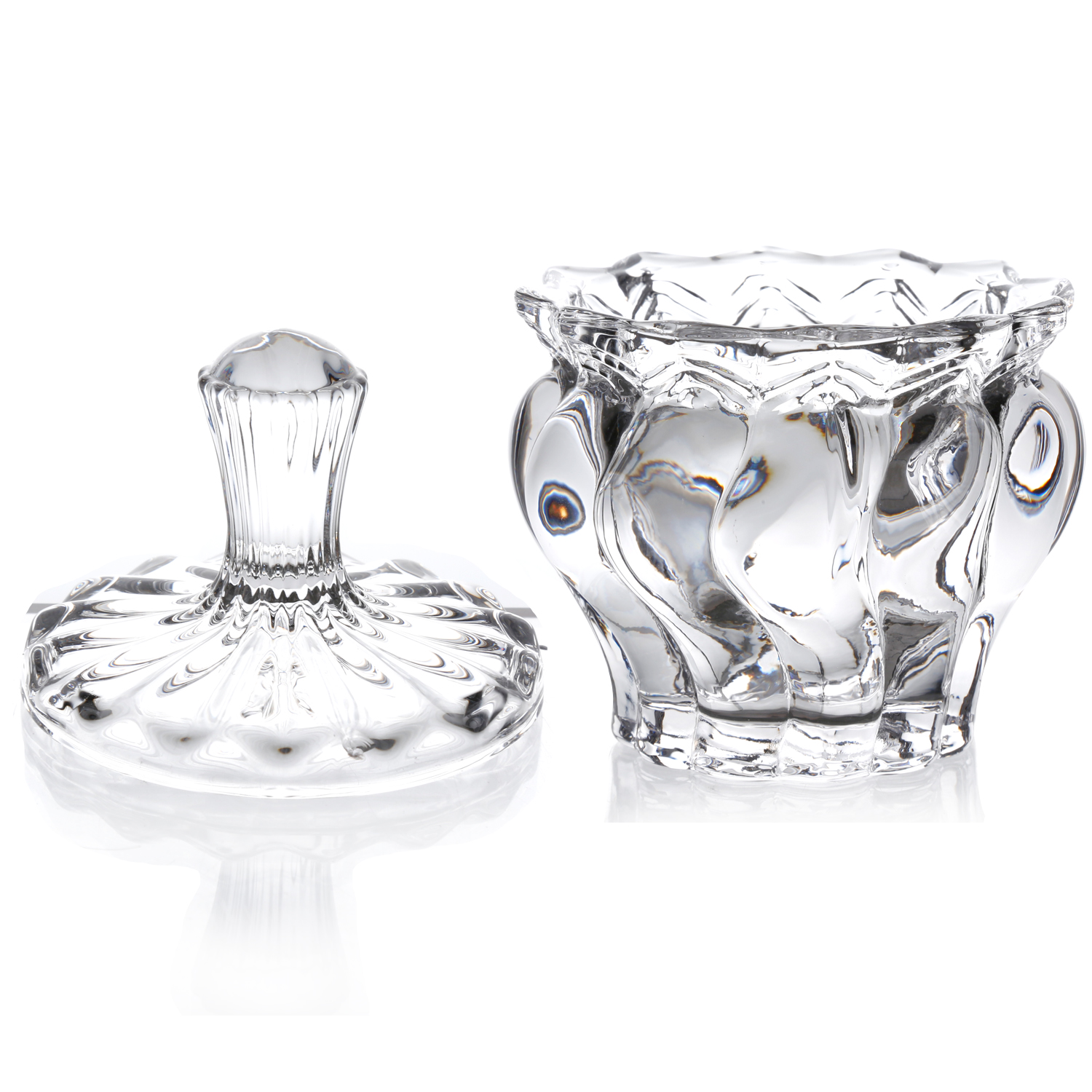 New Arrival High Quality Simple Design Candy Storage Canister Transparent Candy Jar