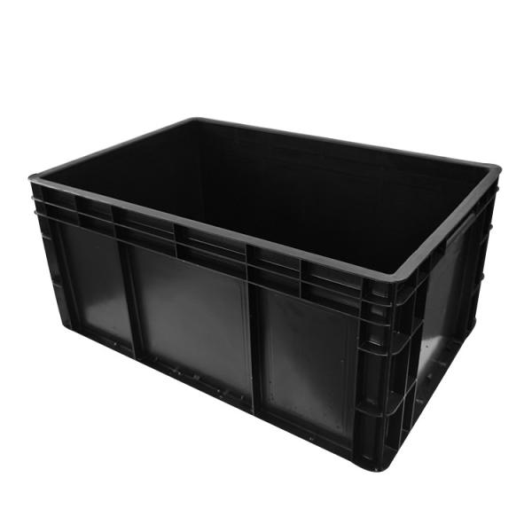 Quality Black Embossing Esd Plastic Bins Anti Static 600x400x330mm for sale