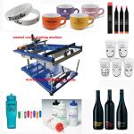 household mini low cost manual cylindrical screen printing machine for pen