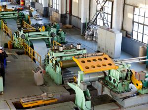 China Automatic Steel Slitting Line , Steel Sheet Slitting Machine Hot Rolled Easy Operation wholesale