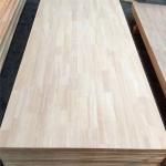 100-1220mm Width Rubber Finger Jointed Wood Boards Furniture Table Top Rounded