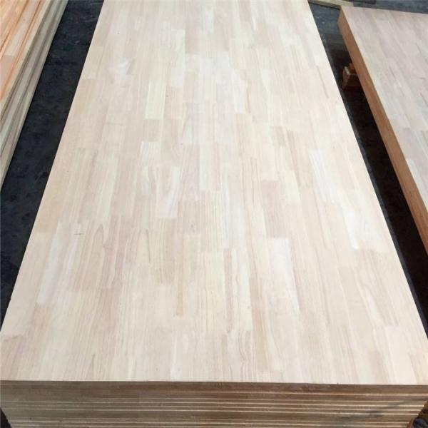100-1220mm Width Rubber Finger Jointed Wood Boards Furniture Table Top Rounded