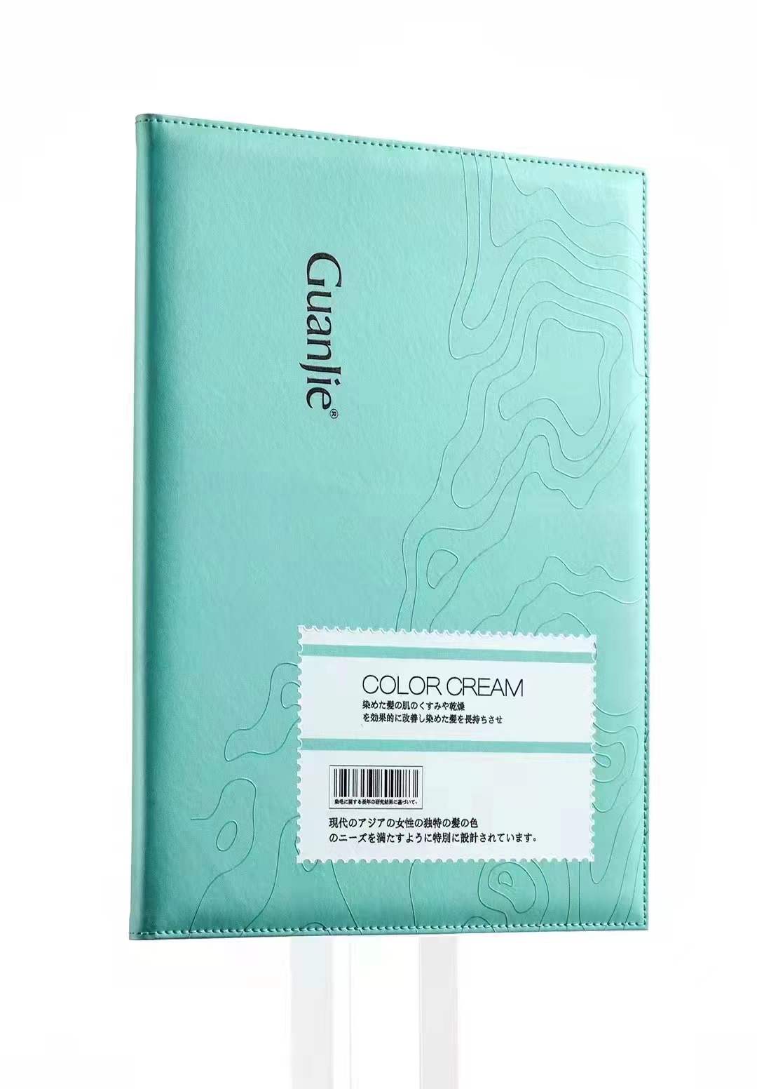 Herbal Ingredient Permanent Hair Color Dye Kit with Change and Back Whitening Cream