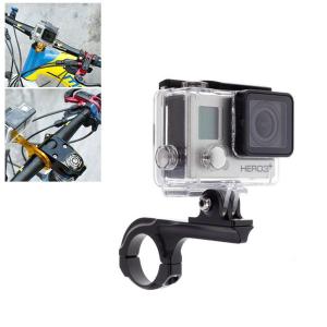 China Alloy Long Bicycle Bike Handlebar Clamp Clip Mount Holder Adapter For GoPro Hero 5 4 3 Session SJCAM SJ4000 Xiaomi Yi 4k wholesale