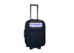Business Trip 8 Wheel Suitcase Bags , 20 / 24 / 28 Inch Black Iron Trolley