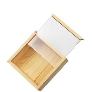 China Transparent Acrylic Lidded Wooden Box For Jewelry Customization wholesale