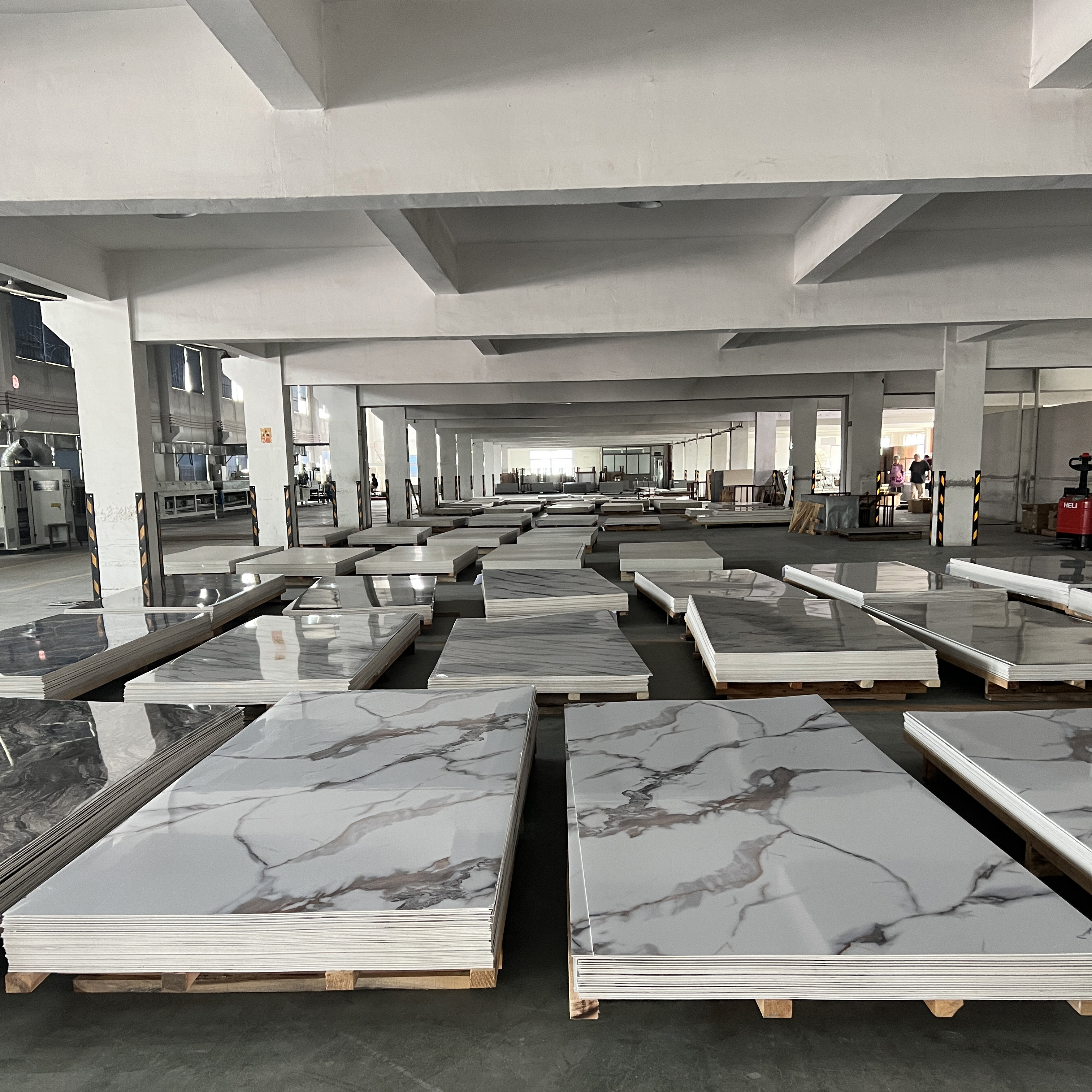 Hot Stamp PVC Faux Marble Sheet for Wall Decoration 1220x2440mm 1220x2800mm from Chinese