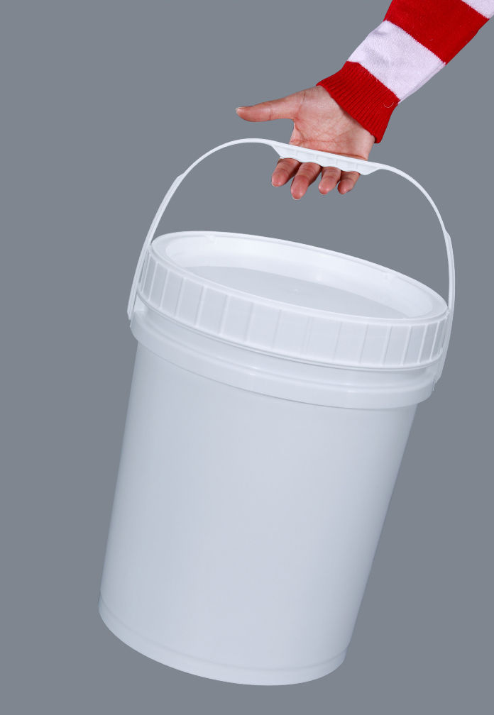 20L Plastic Bucket With Screw Lid For Veterinary Medicine House Industry as the photo