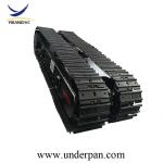 Custom seawater desilting equipment crawler rubber track undercarriage system