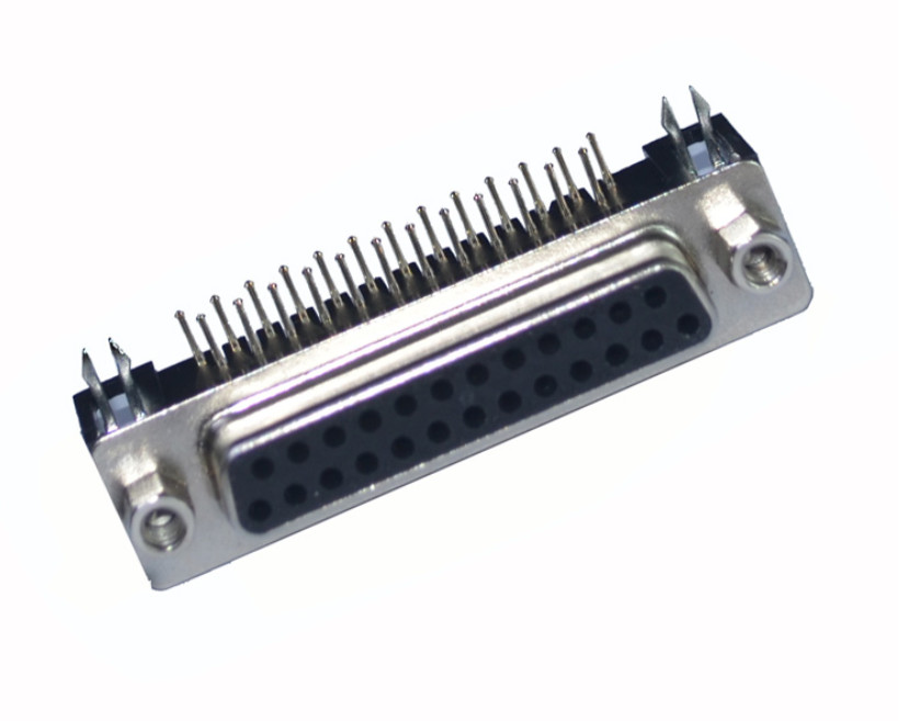 HDP 44P D SUB Connector FEMALE ST DIP AC 500 Volts With Screw Straight connector