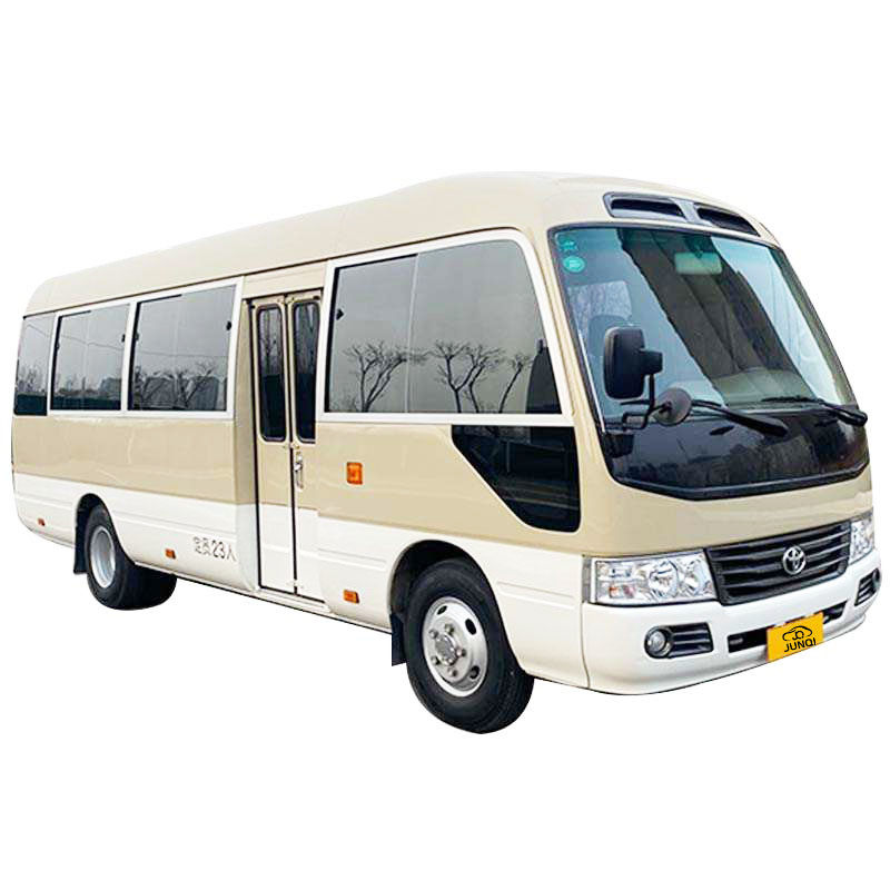 Mechanical Braking System Used Petrol Car 19 20 Seats Toyota Coaster Bus