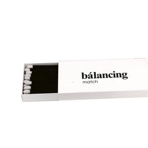 China 75mm Black Stick Match Box Matches Customized Logo Printing Candle Matches wholesale