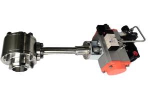 China PN40 Cryogenic SS304 Pneumatic Actuated Ball Valve wholesale