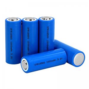 China 3.2v 1000mAh AA 18500 LFP Battery Cell 3.2Wh Lithium Iron Phosphate wholesale