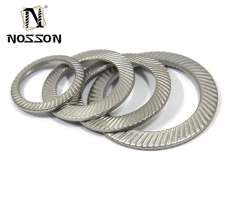 Carbon Steel SS304 Stainless Steel Self Lock Spring Washer DIN9250 for Water Treatment M3M4M5M6M8M10M12M14M16M18M20M22M24M27m30
