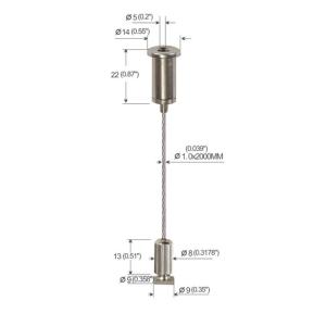 China Lighting Hardware Linear Light Hanging System Adjustable YW86005 wholesale