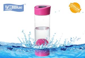 China Food Grade Pink Alkaline Ionized Water Bottles For Daily Water Purify wholesale