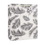 Reusable plant design art paper bag cash on sale wholesale