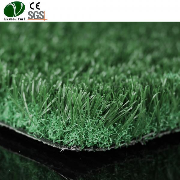 Quality Emerald Green Plastic Lawn Grass For Balcony Good Memory Performance for sale