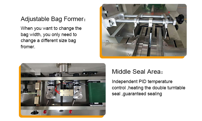 Factory Price Heat Seal Film Automatic Pack Pillow Wrapping Machine Plastic Packaging Machine