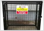 Large Size Gas Cylinder Cages Air Conditioner Cage Anti Theft For Warehouse